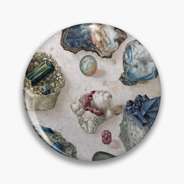 Item preview, Antique Geological Scientific Crystals Gemstones Lithograph  designed and sold by Karianne Potter.