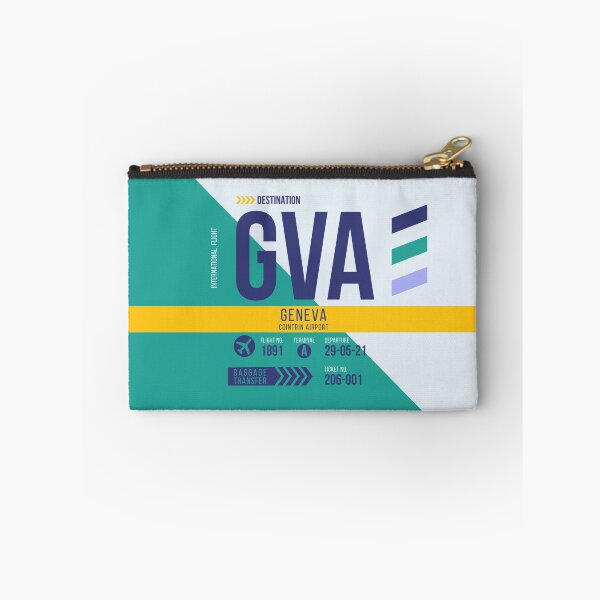 Item preview, Geneva (GVA) Airport Code Baggage Tag designed and sold by SLAG-Creative.