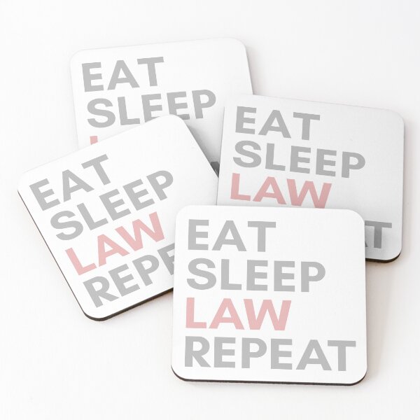 Item preview, Eat Sleep Law Repeat designed and sold by Christiane Raab.