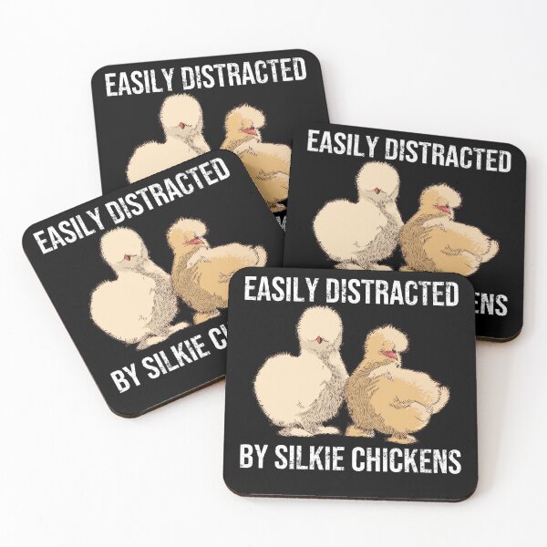Item preview, Silkie Chicken Cute Chick Easily Distracted By Silkie Chickens Gift designed and sold by leofel.