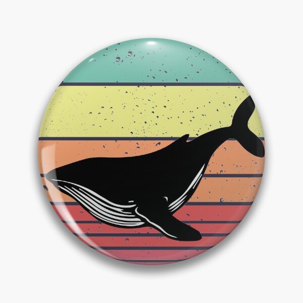 Item preview, Humpback Whale Vintage Retro Sunset designed and sold by faudeltn.