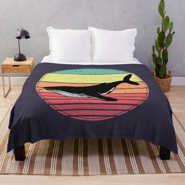 Item preview, Humpback Whale Vintage Retro Sunset designed and sold by faudeltn.