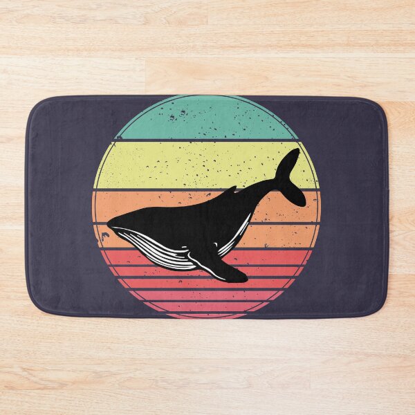 Item preview, Humpback Whale Vintage Retro Sunset designed and sold by faudeltn.