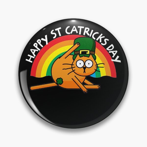 Item preview, St Catricks Day Cat Leprechaun Shamrock Censor designed and sold by d247.