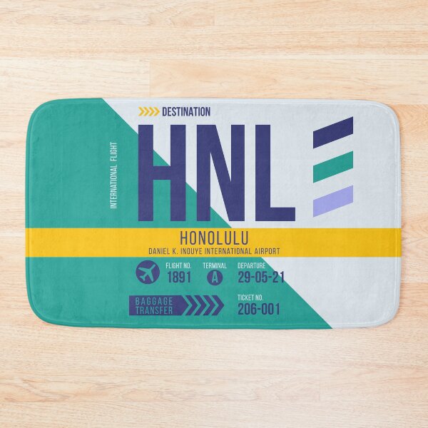 Item preview, Honolulu Hawaii (HNL) Airport Code Baggage Tag designed and sold by SLAG-Creative.
