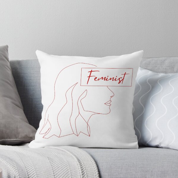 Item preview, Feminist line art in Red designed and sold by fjakaseason.