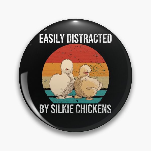 Item preview, Silkie Chicken Retro Cute Chick Easily Distracted By Silkie Chickens Gift designed and sold by leofel.