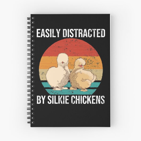Item preview, Silkie Chicken Retro Cute Chick Easily Distracted By Silkie Chickens Gift designed and sold by leofel.