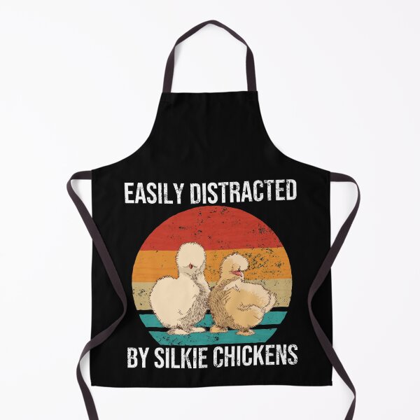 Item preview, Silkie Chicken Retro Cute Chick Easily Distracted By Silkie Chickens Gift designed and sold by leofel.