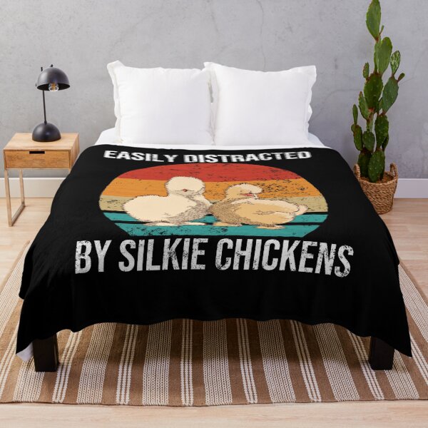 Item preview, Silkie Chicken Retro Cute Chick Easily Distracted By Silkie Chickens Gift designed and sold by leofel.