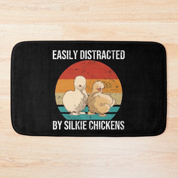 Item preview, Silkie Chicken Retro Cute Chick Easily Distracted By Silkie Chickens Gift designed and sold by leofel.