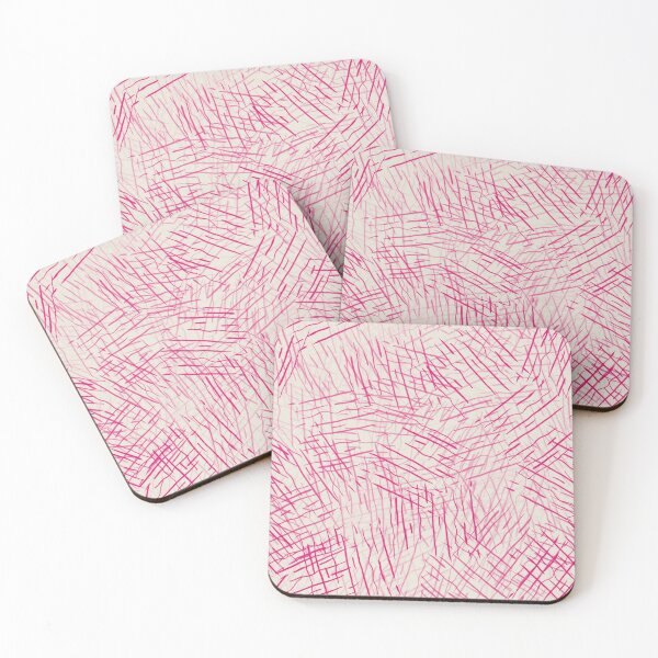 Item preview, Pink White Crossy Roads Geo Pattern designed and sold by Life Is Beautiful.