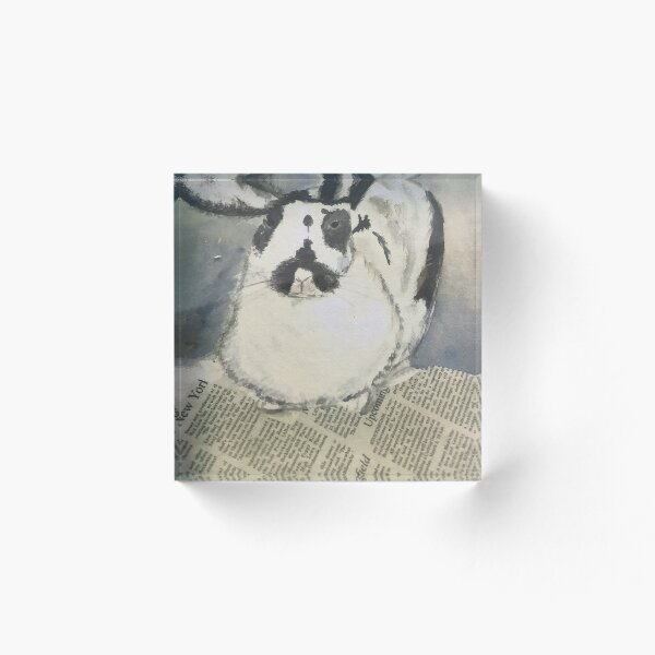 Item preview, Sumac Bunny on Newspaper designed and sold by Bunkhouse.
