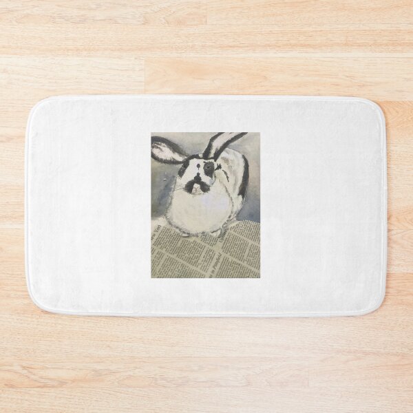 Item preview, Sumac Bunny on Newspaper designed and sold by Bunkhouse.