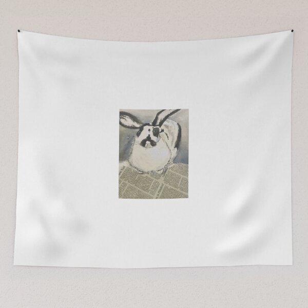 Item preview, Sumac Bunny on Newspaper designed and sold by Bunkhouse.
