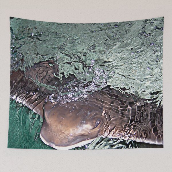 Item preview, Stingray Swimming designed and sold by PolarNightNomad.