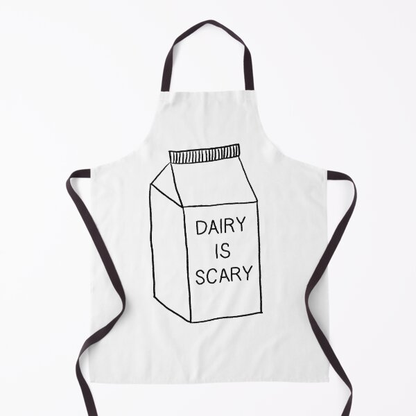 Item preview, Dairy is scary, anti dairy sticker, dairy is scary sticker, vegan, veganism, anti dairy, vegan sticker designed and sold by alexabay.