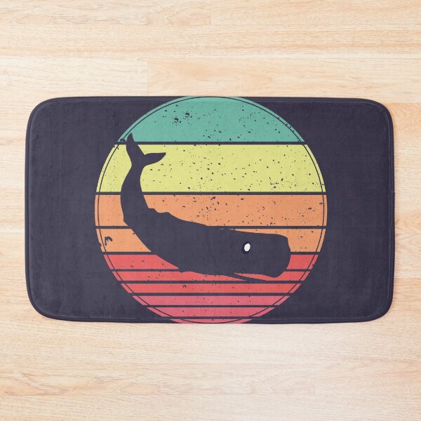 Item preview, Sperm Whale Vintage Retro Sunset designed and sold by faudeltn.
