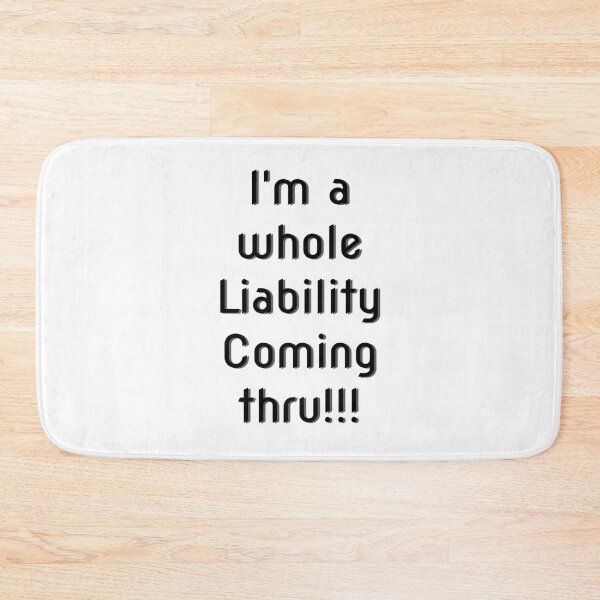 Item preview, Funny liability shirt designed and sold by Beelzebub98.