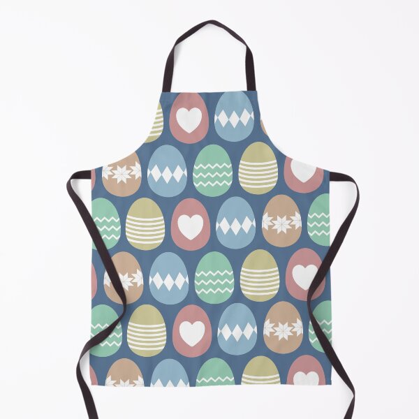 Item preview, Cute, colorful painted Easter eggs pattern with dark blue background designed and sold by CiniArt.