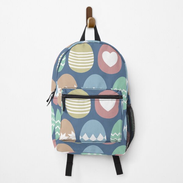 Item preview, Cute, colorful painted Easter eggs pattern with dark blue background designed and sold by CiniArt.