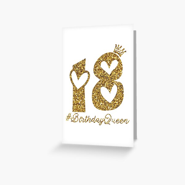 Item preview, 18th Birthday Gift Teen Sweet eighteen 18 gold Colored T-Shirt designed and sold by Mo-Am.