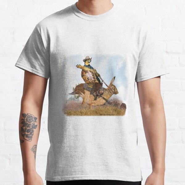 Turtle Cowboy Riding His Hare Classic T-Shirt