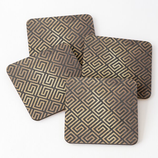 Item preview, Golden Greek Key Pattern designed and sold by thelustrous.