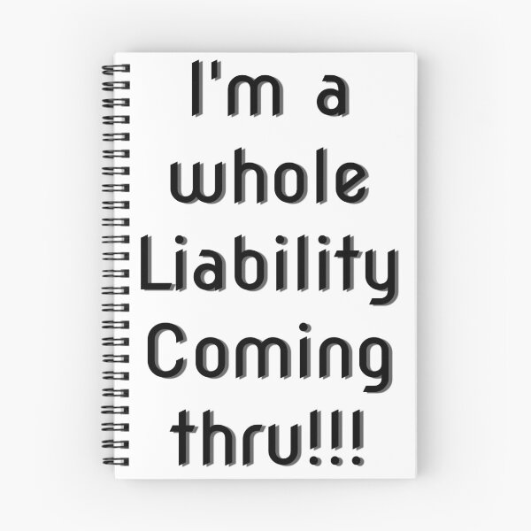 Item preview, Funny liability shirt designed and sold by Beelzebub98.