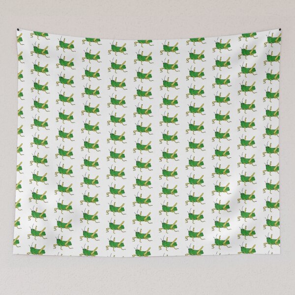 Item preview, digital drawing of a grasshopper designed and sold by cocohippoart.
