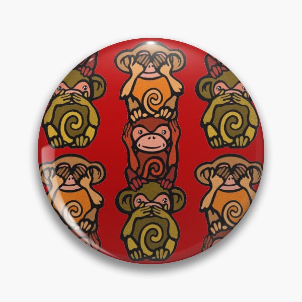 Item preview, three wise monkeys designed and sold by sandpiperstudio.