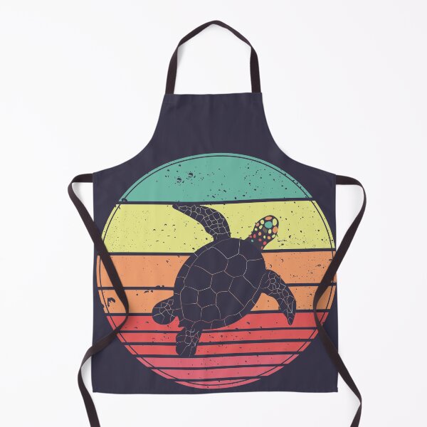 Item preview, Sea Turtle Vintage Retro Sunset designed and sold by faudeltn.
