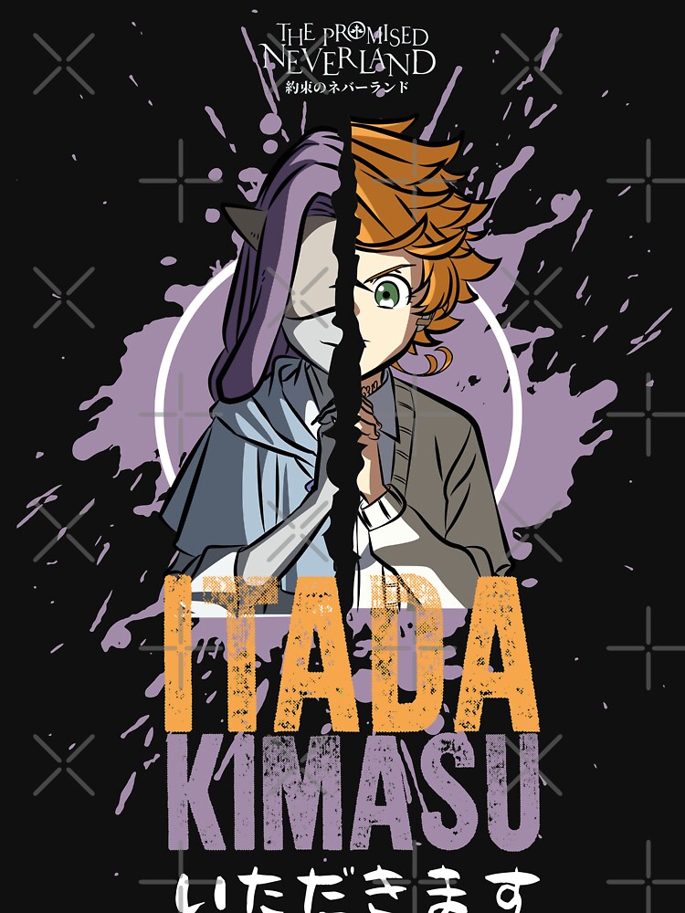 The Promised Neverland Itadakimasu T Shirt For Sale By Fungangstore Redbubble The 