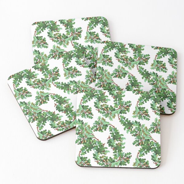 Item preview, Vintage oak leaves print designed and sold by LittleBettyMakes.