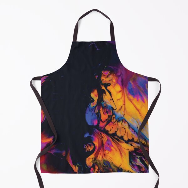 Item preview, Marble Swirls of Blue, Yellow, Pink and Black Abstract Pattern designed and sold by Alicia Chee.