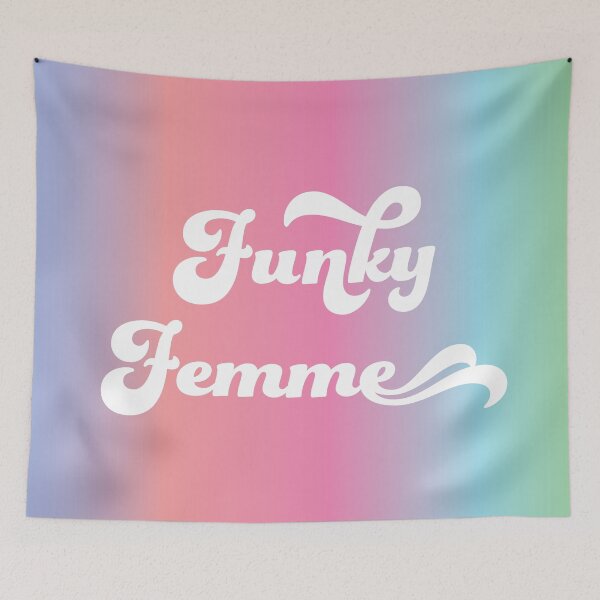 Item preview, Rainbow Gradient Funky Femme  designed and sold by TheMurphyGirl.