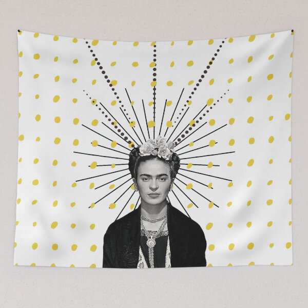 Item preview, Frida Kahlo print, black and white and color photography designed and sold by Adriana C (All about Frida).