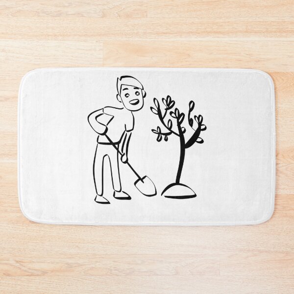 Item preview, GARDENER LINE ART | Plants garden love garden flowers nature designed and sold by yourtravelguide.