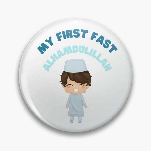 Item preview, My first fast ramadan pin  designed and sold by islamiccrafts.