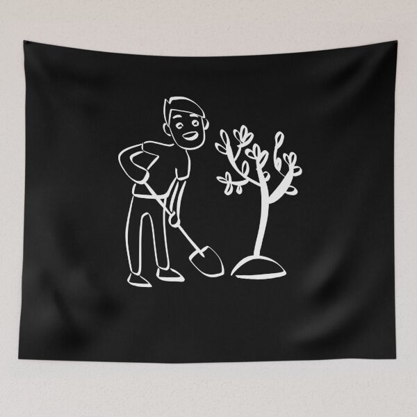 Item preview, GARDENER LINE ART | Plants garden love garden flowers nature designed and sold by yourtravelguide.