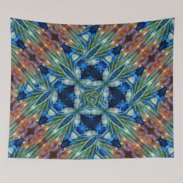 Item preview,  Feather Bloom flower ocean water waves pattern 1 designed and sold by bryansteward.