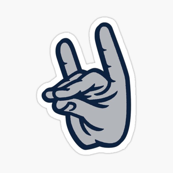 UConn Husky Hand Sticker