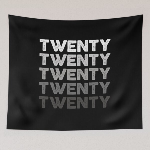 Item preview, 20th Adult Birthday, Favorite Number # Twenty, Sports Grey designed and sold by The Princess Saves Herself.