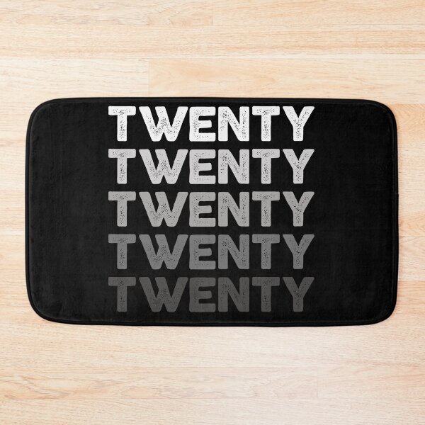 Item preview, 20th Adult Birthday, Favorite Number # Twenty, Sports Grey designed and sold by The Princess Saves Herself.