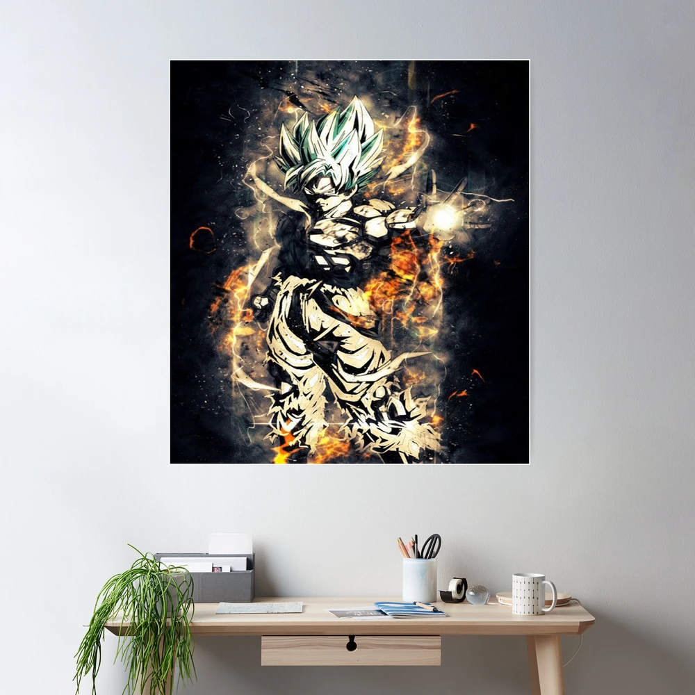 Goku Super Saiyan Dragon Ball Z Japanese Anime Wall Art Poster - Trends  Bedding