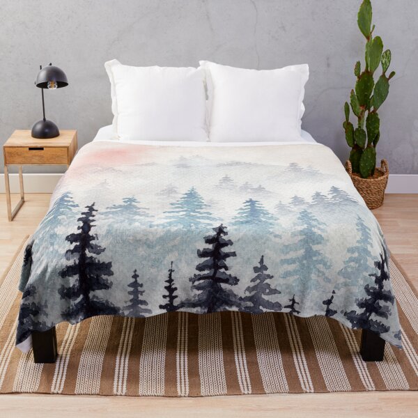 Item preview, Watercolour Mountain Forest designed and sold by SandpaperStudio.
