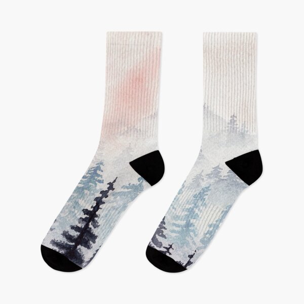 Item preview, Watercolour Mountain Forest designed and sold by SandpaperStudio.