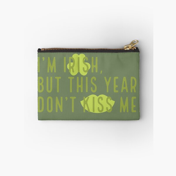 Item preview, Funny St. Patrick’s Day Quarantine Design : I’m Irish, But This Year Don’t Kiss Me - Play On Kiss Me, I’m Irish designed and sold by SteamParliament.