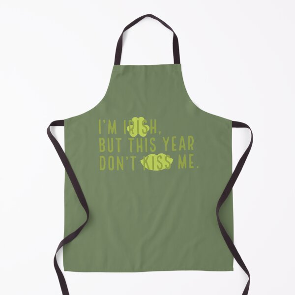 Item preview, Funny St. Patrick’s Day Quarantine Design : I’m Irish, But This Year Don’t Kiss Me - Play On Kiss Me, I’m Irish designed and sold by SteamParliament.