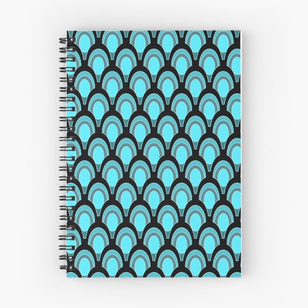 Item preview, classic fish scale pattern - light blue designed and sold by jc007.